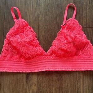 AERIE Pink Lace Bralette